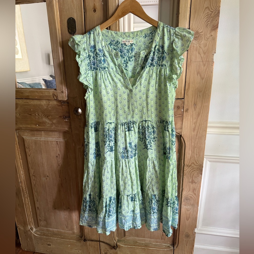 EUC Roberta Roller Rabbit Pippa Dress in Mint Sz M